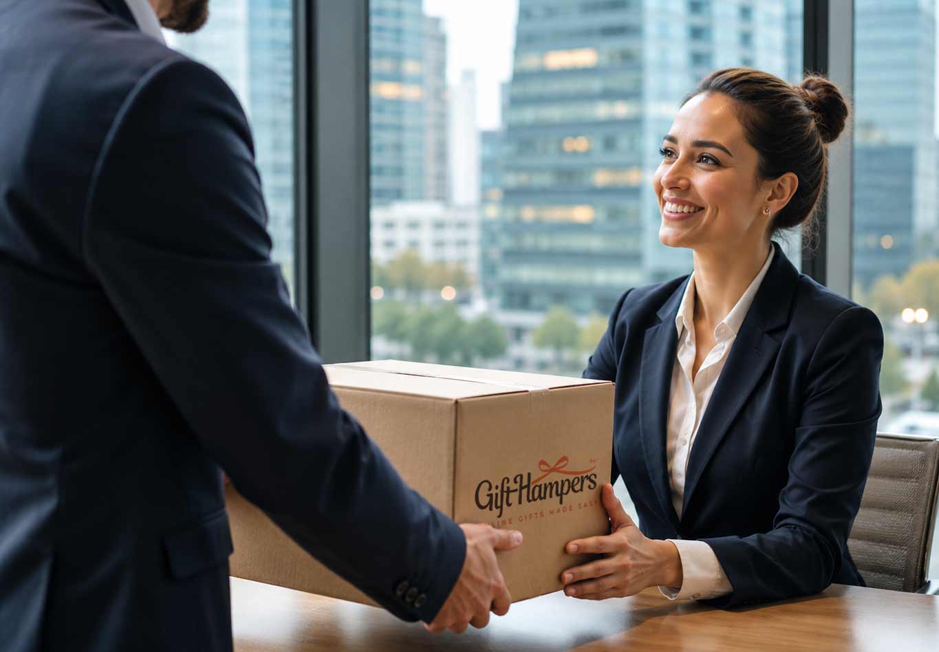 Luxury corporate gift hamper delivery